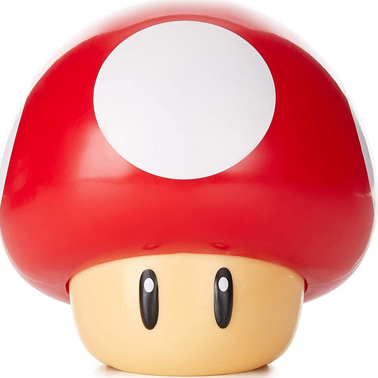 Nintendo Super Mario Mushroom Light in Red & White