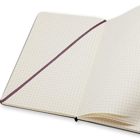 Notebook Large Black Hardback Square Paper Moleskine