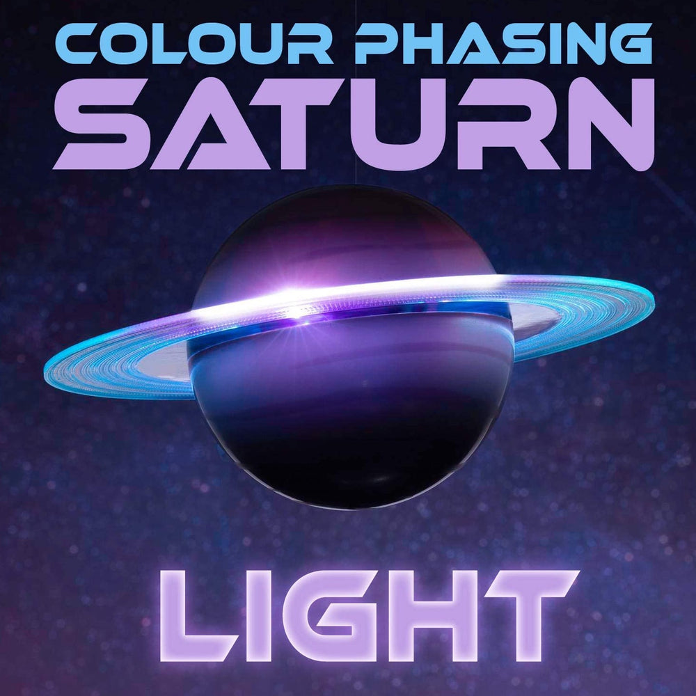
            
                Load image into Gallery viewer, Saturn Colour Changing Mood Lighting for Desk or Hanging in Grey and Cream
            
        