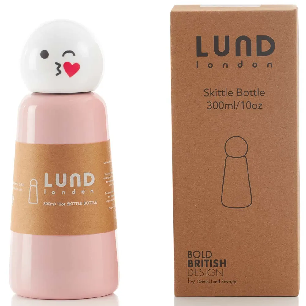 
            
                Load image into Gallery viewer, 300ml Thermal Flask Kiss Emoji Pink Stainless Steel
            
        