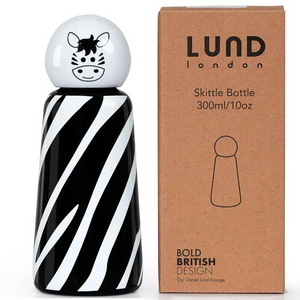 300ml Thermal Flask Zebra Black White Stainless Steel