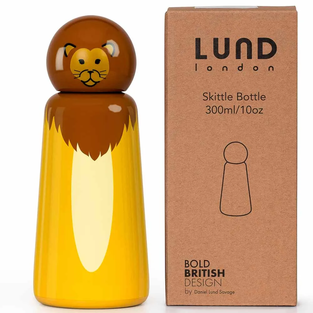 300ml Thermal Flask Lion Yellow Stainless Steel