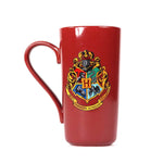 Harry Potter latte mug with Hogwarts Express Platform 9 3/4 in maroon red