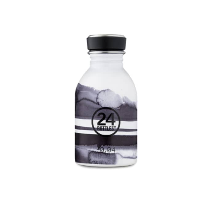
            
                Load image into Gallery viewer, Water Bottle Lightweight 250ml Black and White Stripes
            
        