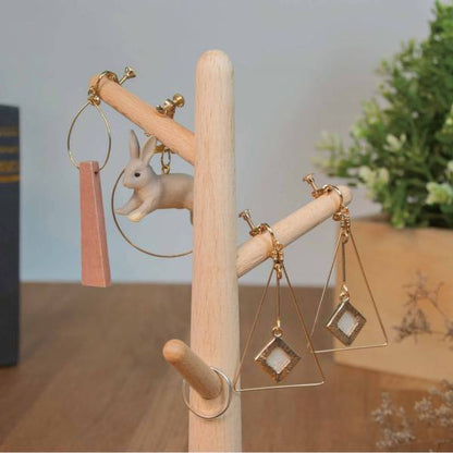 Jewellery Holder Wooden Tree Tray