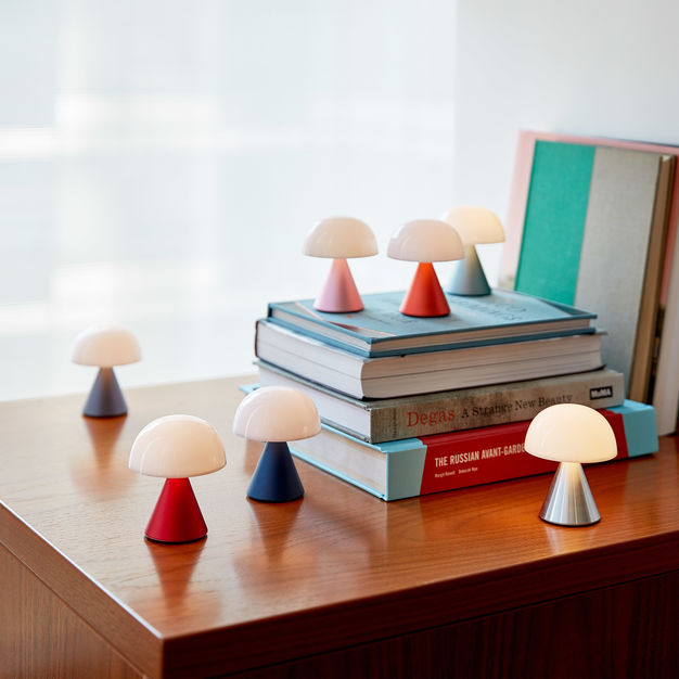 Mini portable LED Light 'Mina' in dark blue