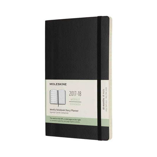Moleskine 18-month Weekly 2017/2018 Planner - Soft Cover Large