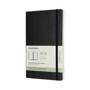 Moleskine 18-month Weekly 2017/2018 Planner - Soft Cover Large