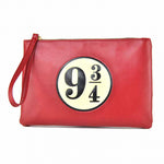 Harry Potter pouch with Hogwarts Express Platform 9 3/4 in maroon red