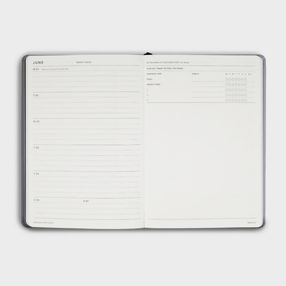 Notebook Diary Weekly A5 Soft Cover MiGoals 2020 Classic in Grey