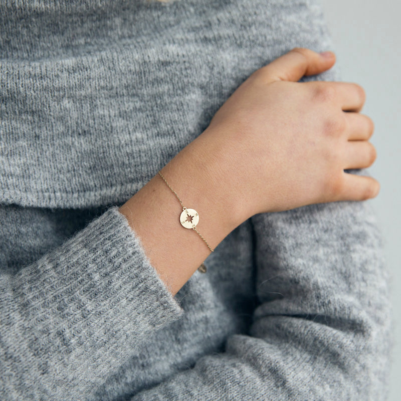 Compass Bracelet - Gold