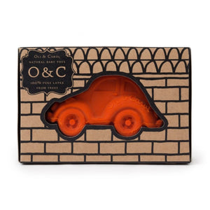 
            
                Load image into Gallery viewer, Teether Bath Toy Oli &amp;amp; Carol Small Beetle Car Orange
            
        
