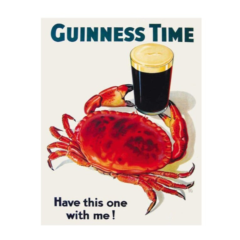 Guinness and Crab Mini 100 piece jigsaw puzzle