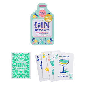 
            
                Load image into Gallery viewer, Playing cards with Gin drinks theme by Ridley&amp;#39;s in white and green
            
        