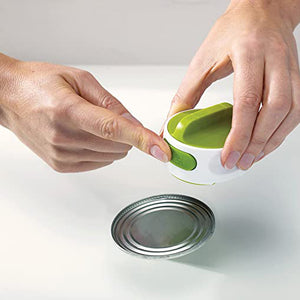 Can Opener Compact in White Green