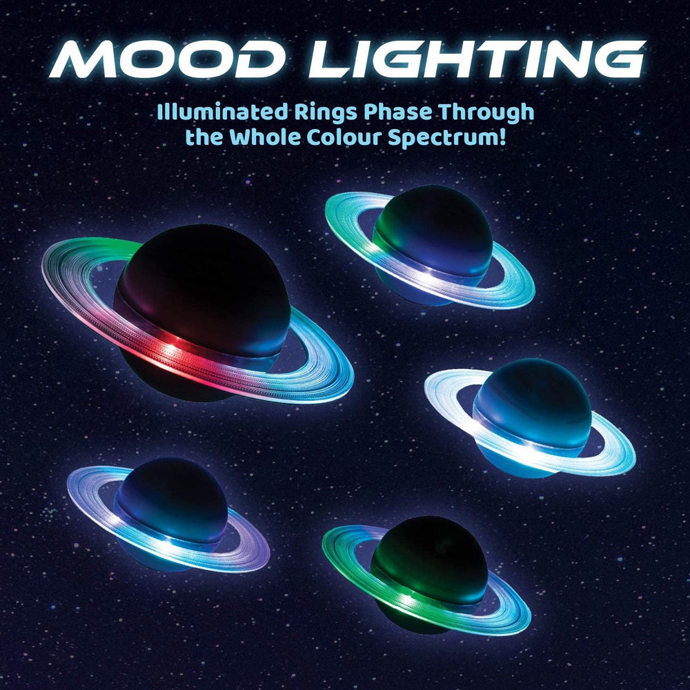 Saturn Colour Changing Mood Lighting for Desk or Hanging in Grey and Cream