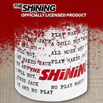 The Shining Metal Water Bottle 500ml in White and Red