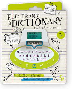 Dictionary Bookmark Children's Reading Green White Battery