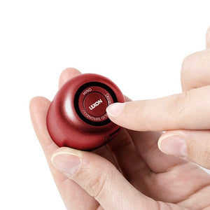 Ultra-portable bluetooth speaker in red