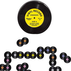 Vinyl Record Dominoes Set Ridley's Black