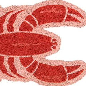 Doormat Lobster Red Orange Quirky