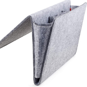 Large Felt Bedside Pocket in Grey