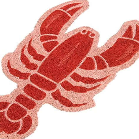 Doormat Lobster Red Orange Quirky