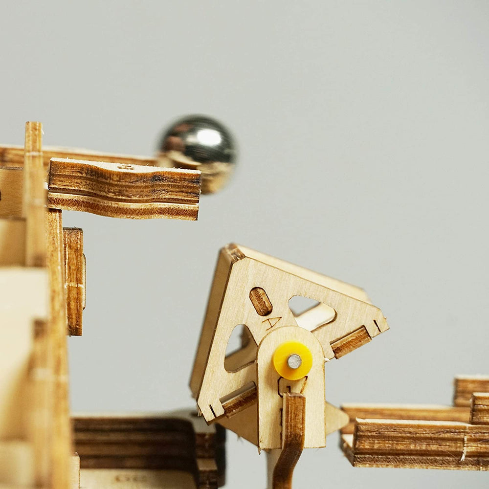 3D Puzzle Marble Parkour Run DIY Wood Kit Robotime