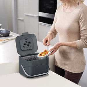 Food Waste Bin Caddy Stack 4L Graphite Grey