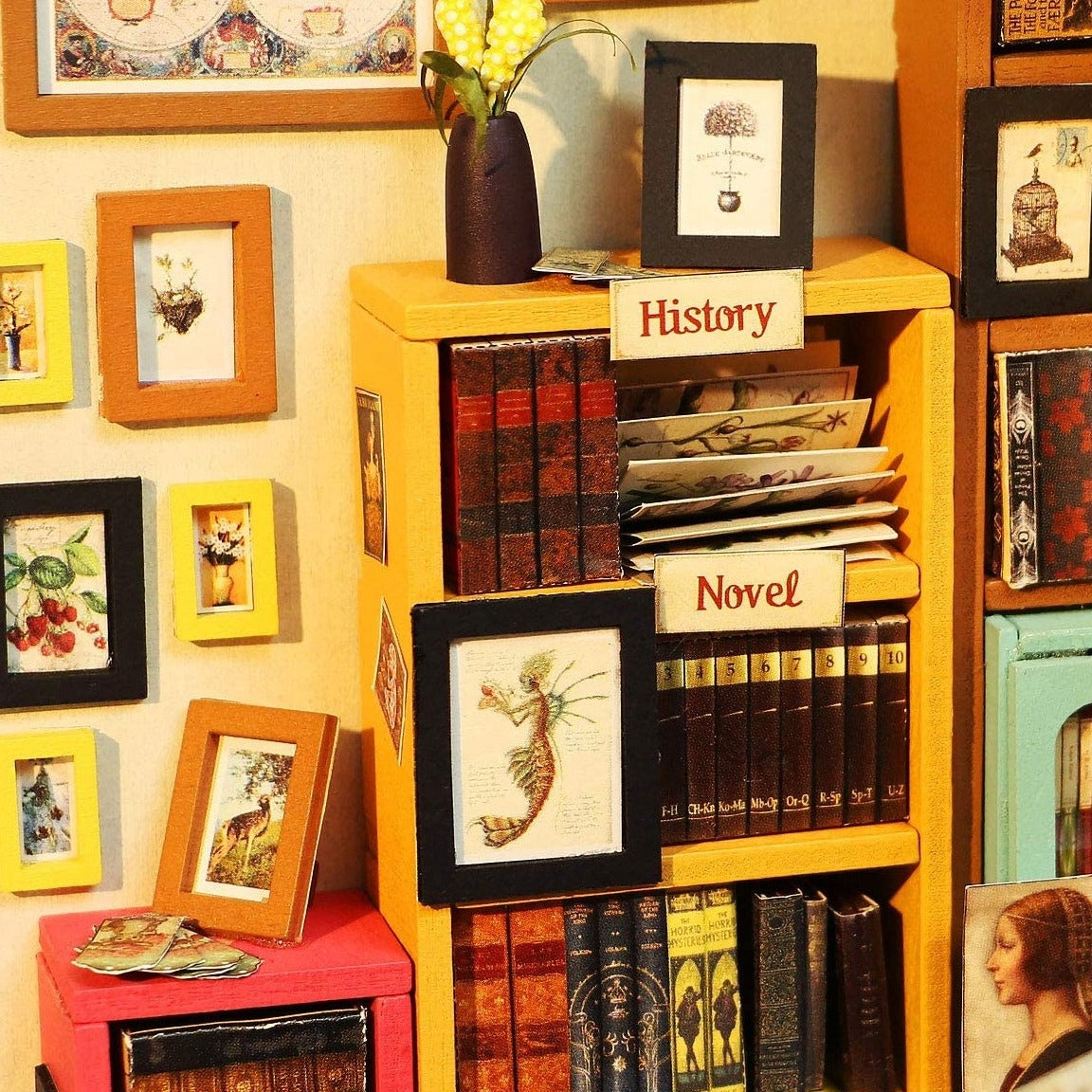 Miniature Room Model DIY Kit Sam's Study