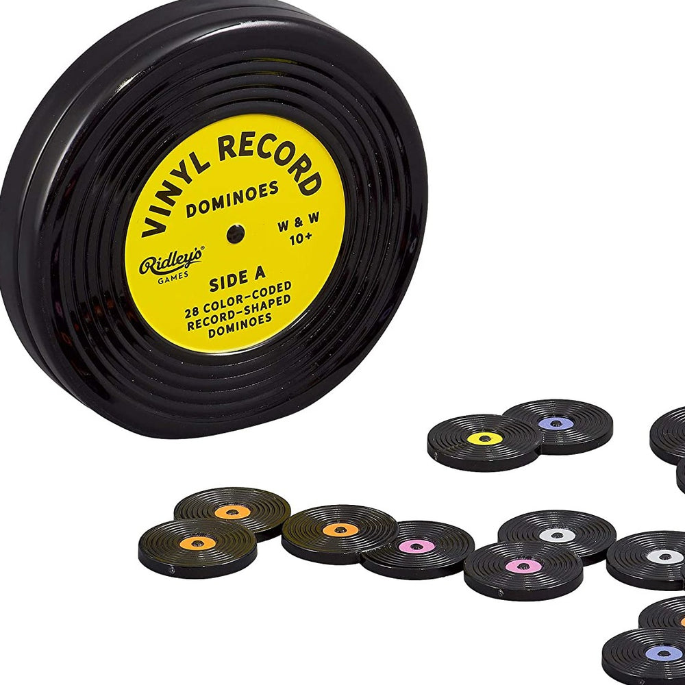 
            
                Load image into Gallery viewer, Vinyl Record Dominoes Set Ridley&amp;#39;s Black
            
        