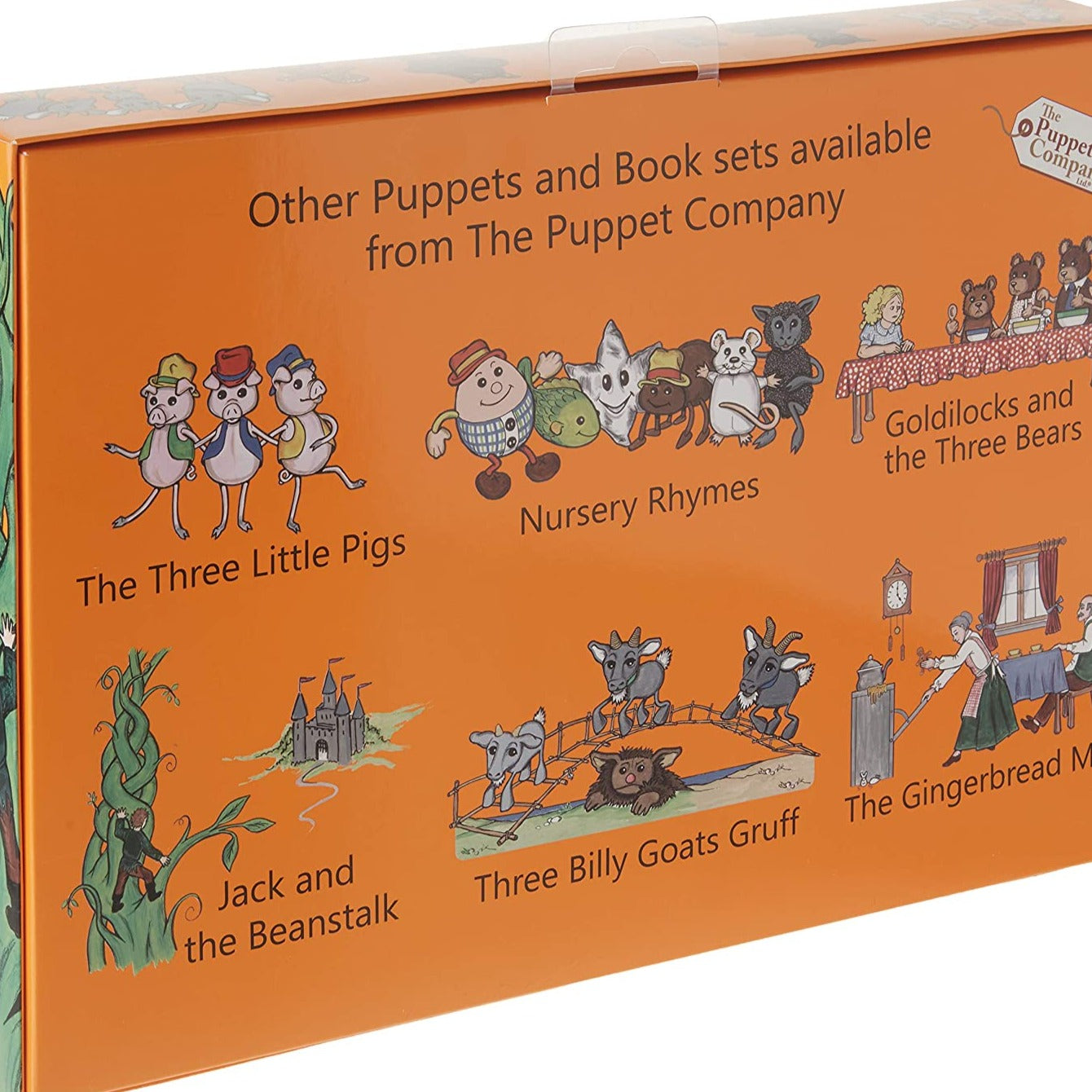 The Gingerbread Man Finger Puppet Story-Telling Set Orange