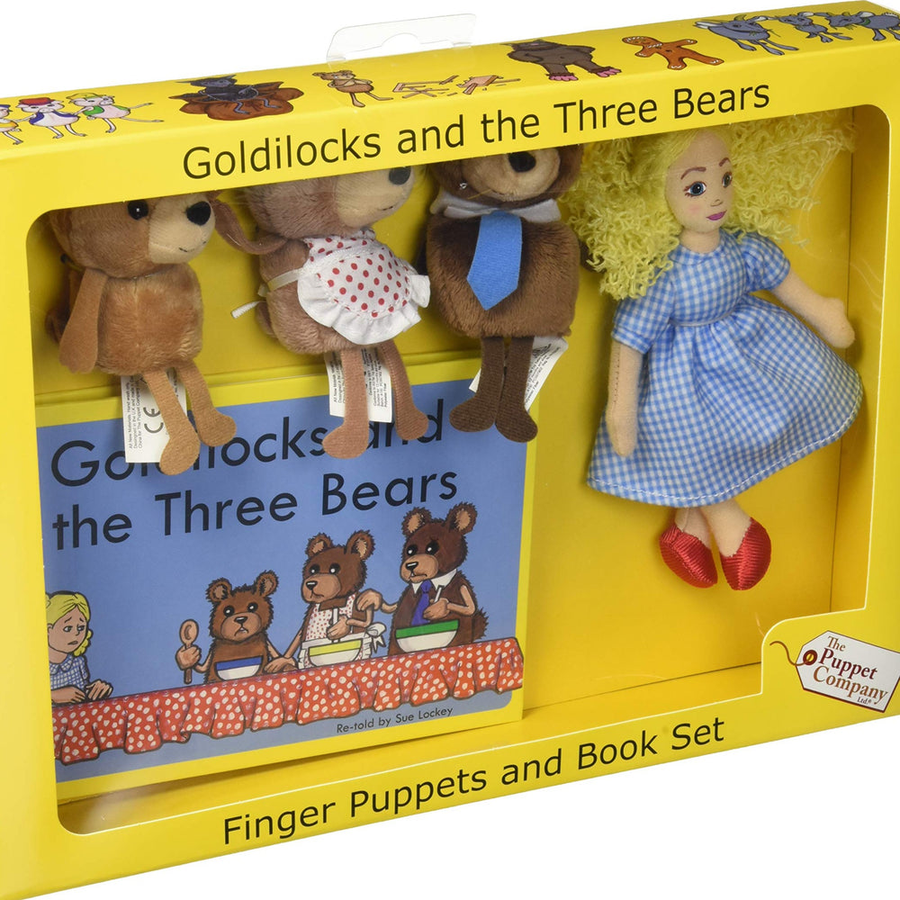 Goldilocks Finger Puppet Story-Telling Set Yellow
