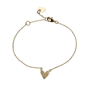 Heart Bracelet - Gold