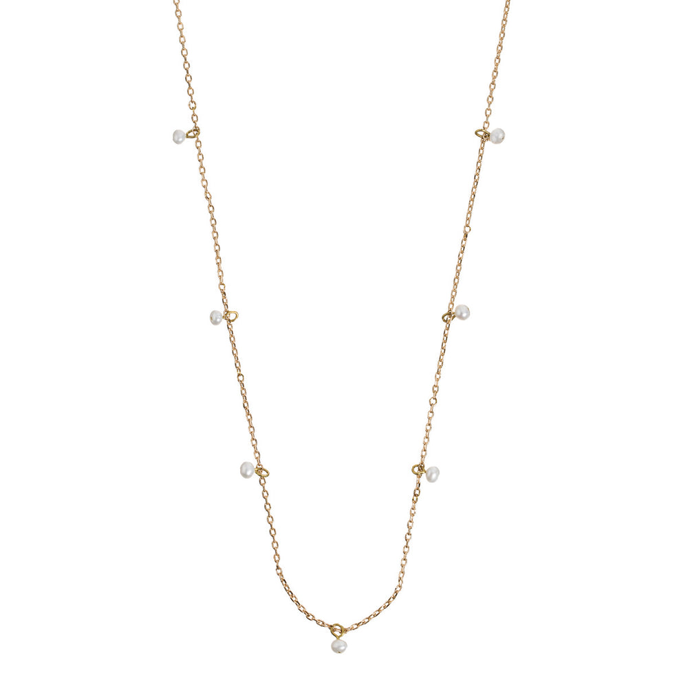 
            
                Load image into Gallery viewer, Necklace Tiny Freshwater Pearls Gold Timi
            
        