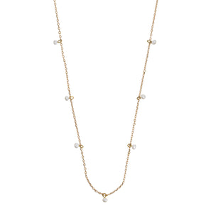 Necklace Tiny Freshwater Pearls Gold Timi