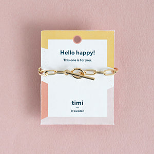 Chunky Chain Bracelet Gold Plated Timi