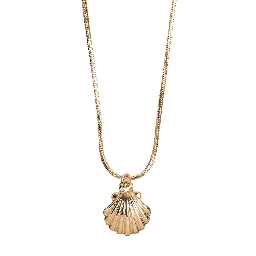 Necklace Mermaid Shell Gold Plated Timi Charm