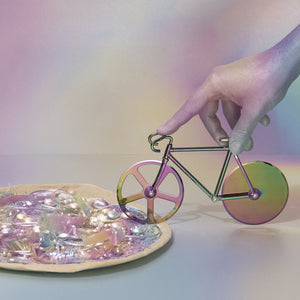 Pizza Cutter Bicycle Fixie Bike in iridescent