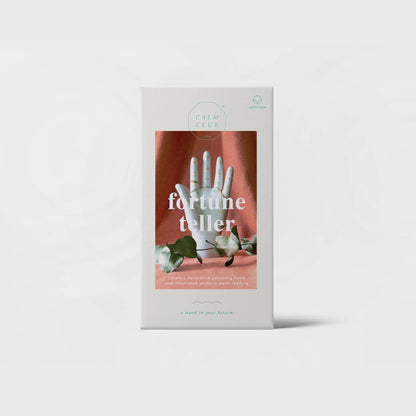Palm Reading Jewellery Holder & Fortune-Telling Guide White Gold Calm Club