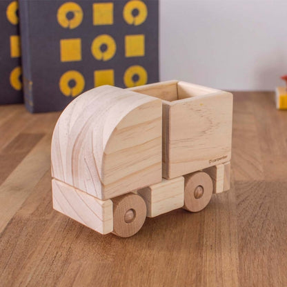 Toy Truck Wooden Gravel Truck