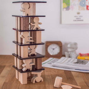 Game Building Block Tower Kung Fu Style