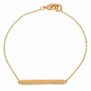 
            
                Load image into Gallery viewer, Bar Bracelet Gold Plated
            
        