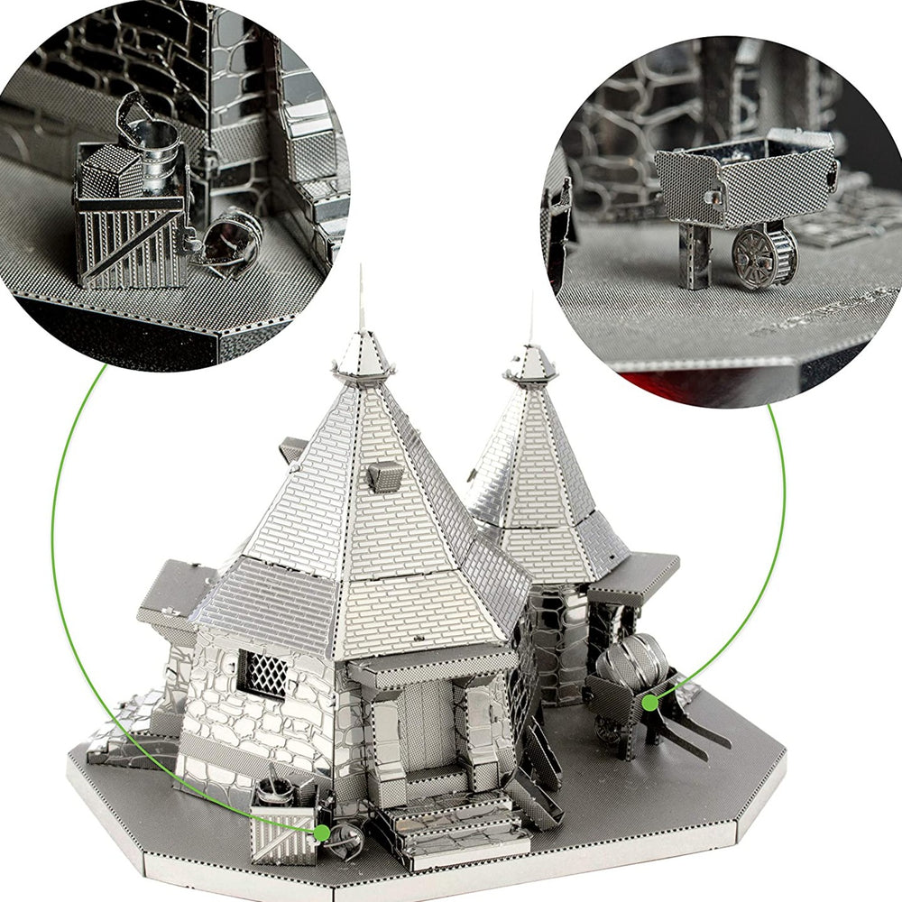 Hagrids Hut Metal Model DIY Harry Potter Metal Earth