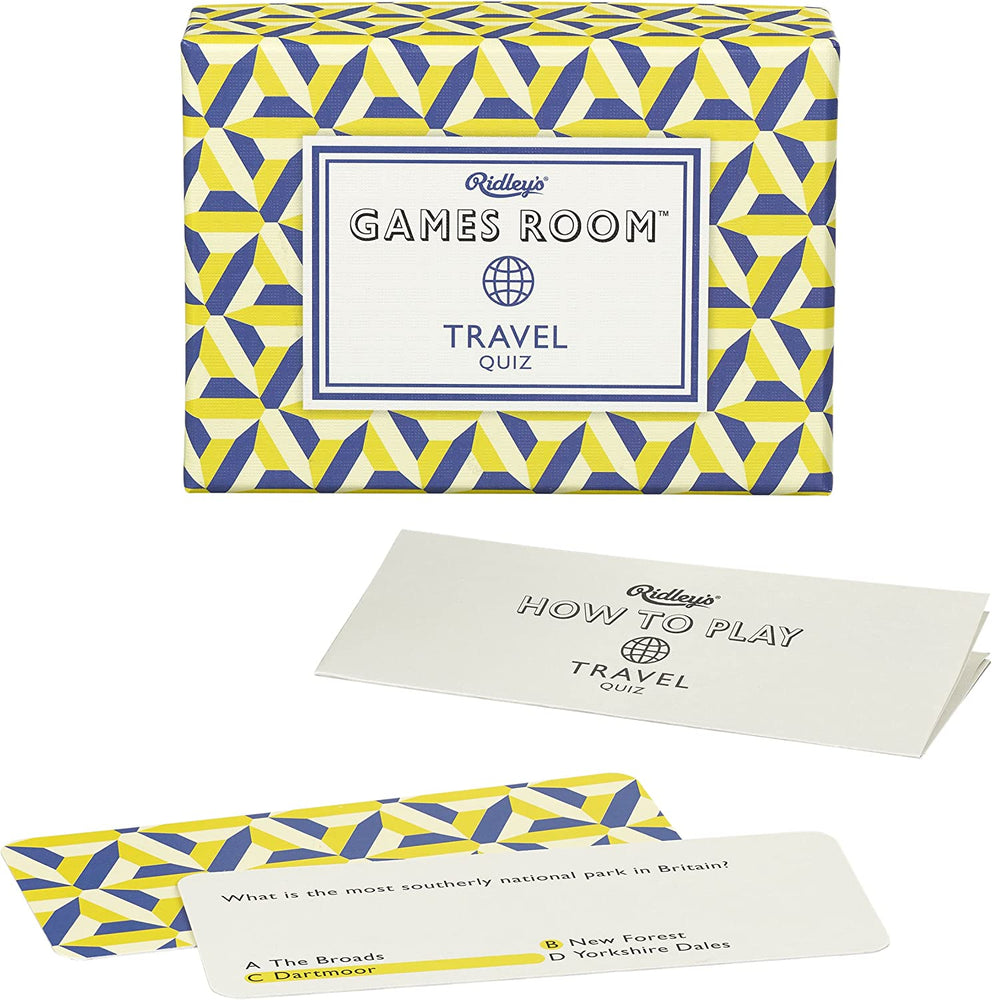 Travel Trivia Quiz Card Game by Ridley's Games Room