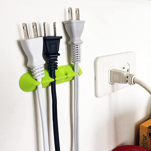 Cable Holder Set of Two Grey Green