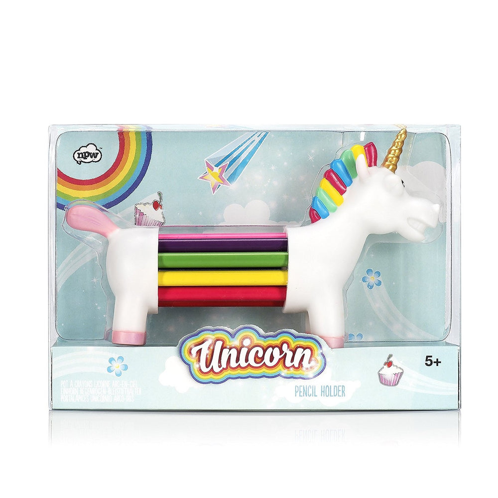 Unicorn pencil holder