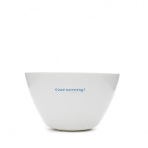 Bowl Medium 'Good Morning' Porcelain Keith Brymer Jones White