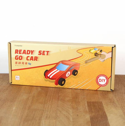 Toy Car with Launcher Wooden DIY