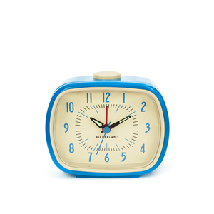 Retro Alarm Clock Blue Kikkerland